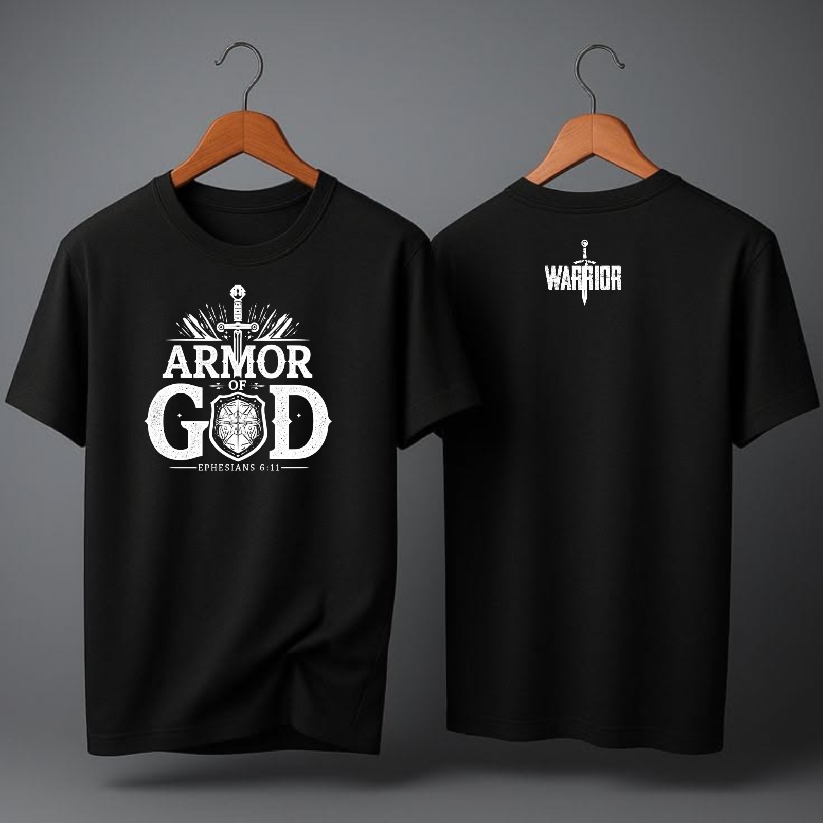 Armor Of God Tshirt - Black — official Purity Atieno merchandise