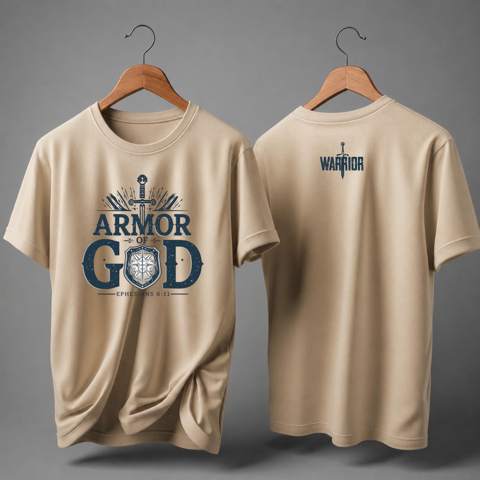 Armor Of God Tshirt - Cream — official Purity Atieno merchandise