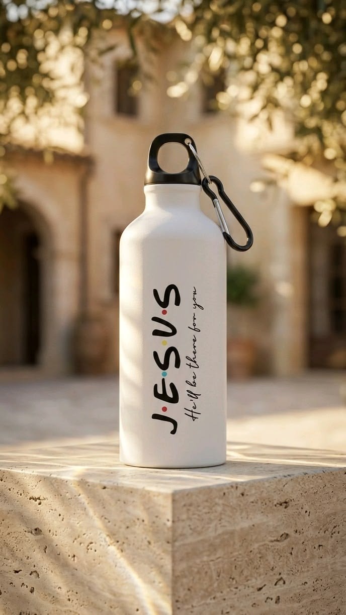 Jesus He Will Be There For You Bottle — official Purity Atieno merchandise