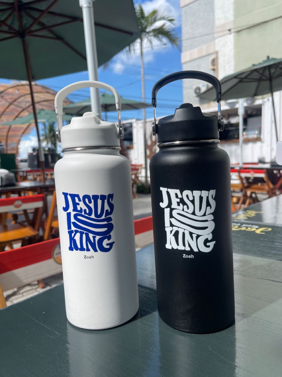 Jesus is King Bottle — official Purity Atieno merchandise