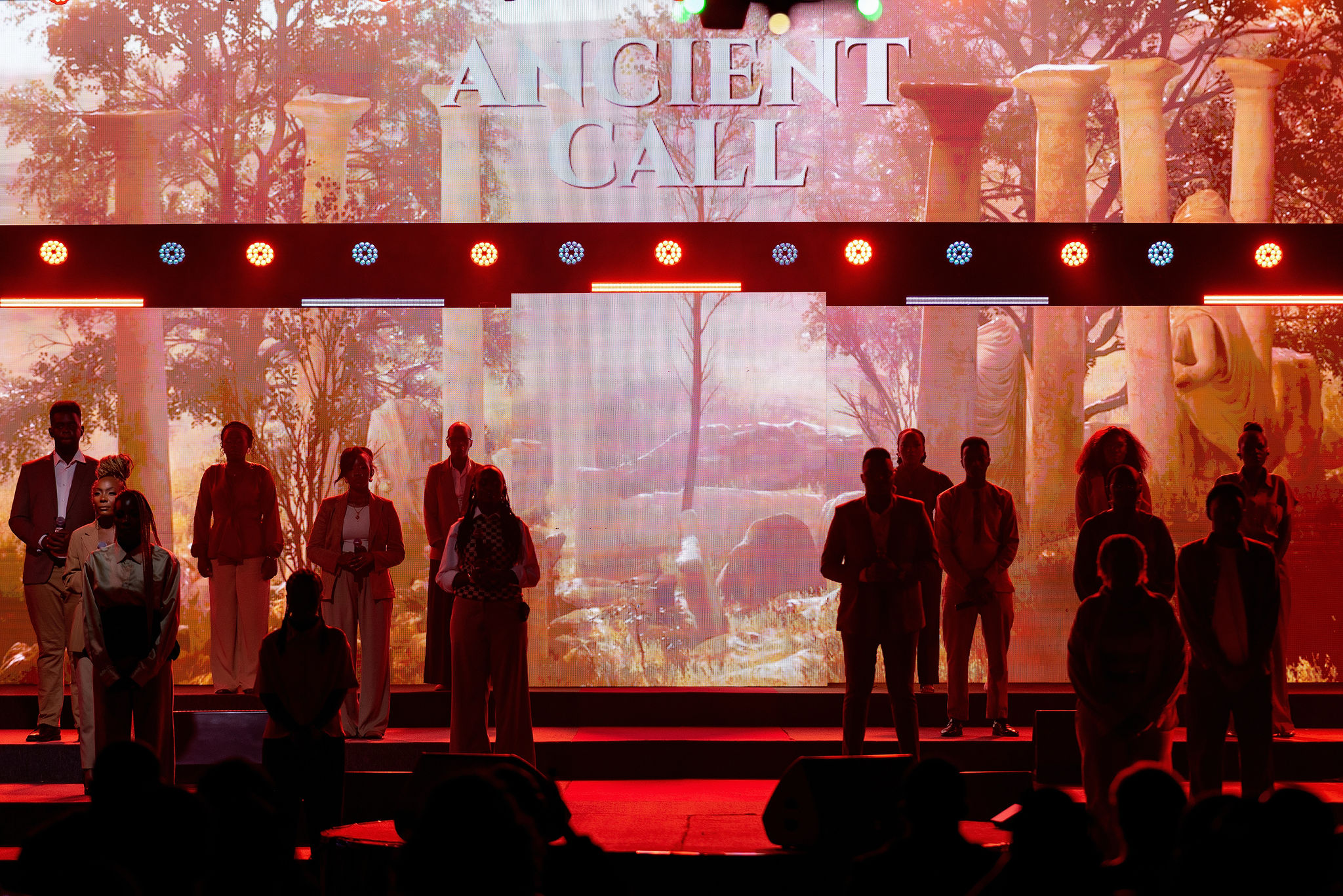 Purity Atieno performing at the Ancient Call